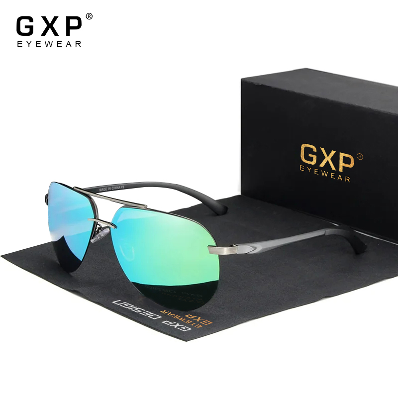 Sunglasses Aviator Polarized - GXP Pilot Rimless Sunglasses Polarized UV400