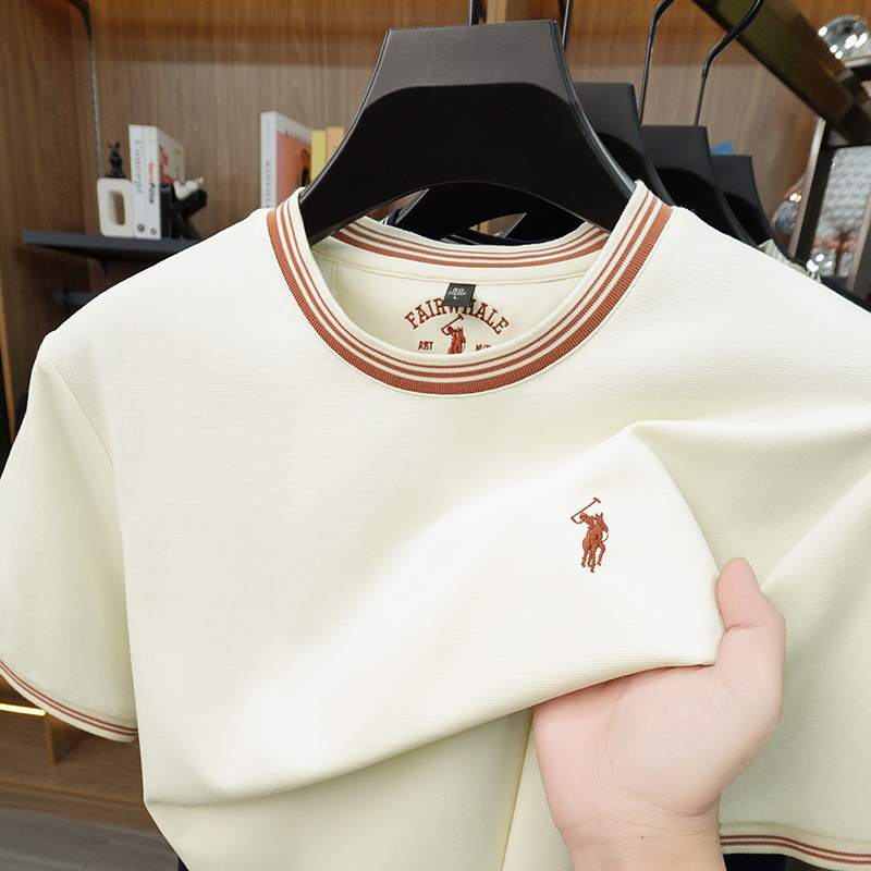 Polo Shirt Pique - Summer New Cotton Men's Light Luxury