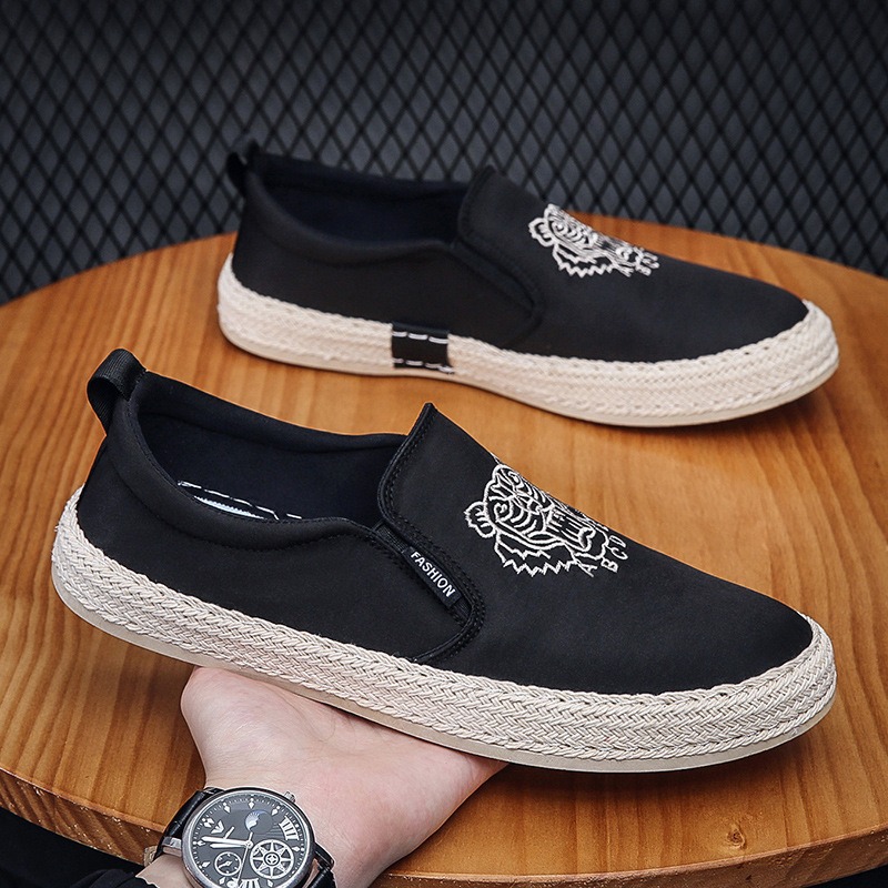black Breathable shoes for man – обзор и цена Espadrille Slip On