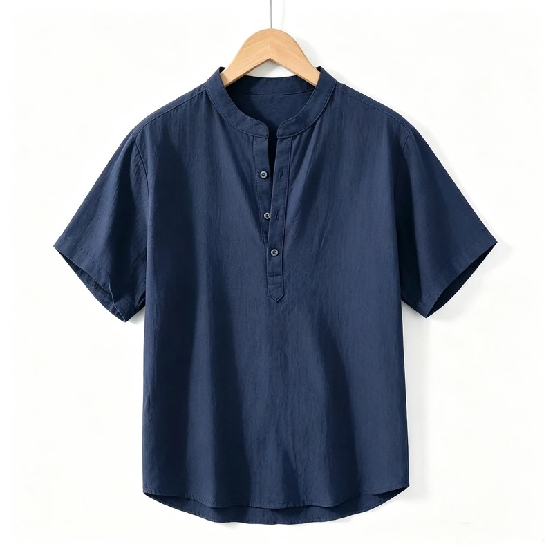 Summer Mens Short Sleeve Shirt – обзор и цена Linen Shirt Breathable