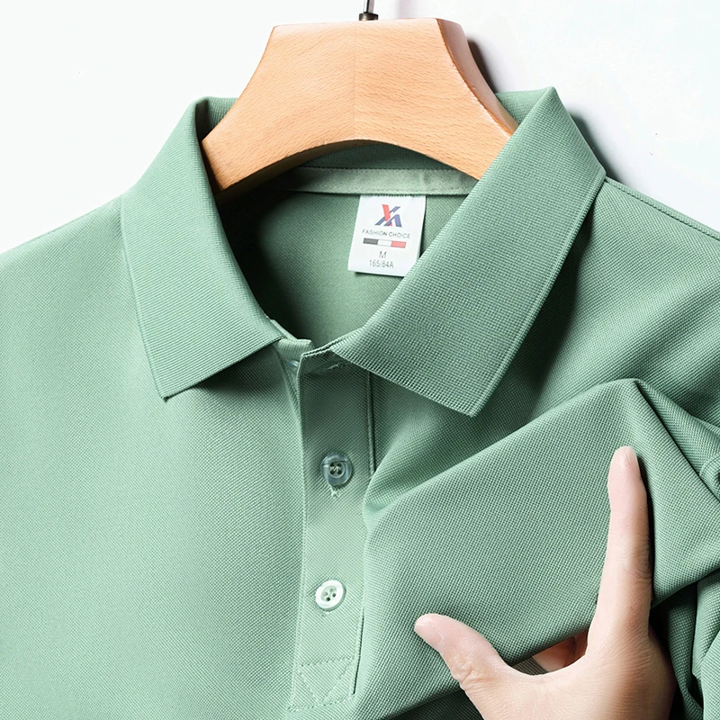 Men's Fashion Solid Short Slee – обзор и цена Polo Shirt Pique
