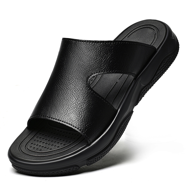 Men's Leather Slide Sandals No – обзор и цена Flip Flop Leather Men