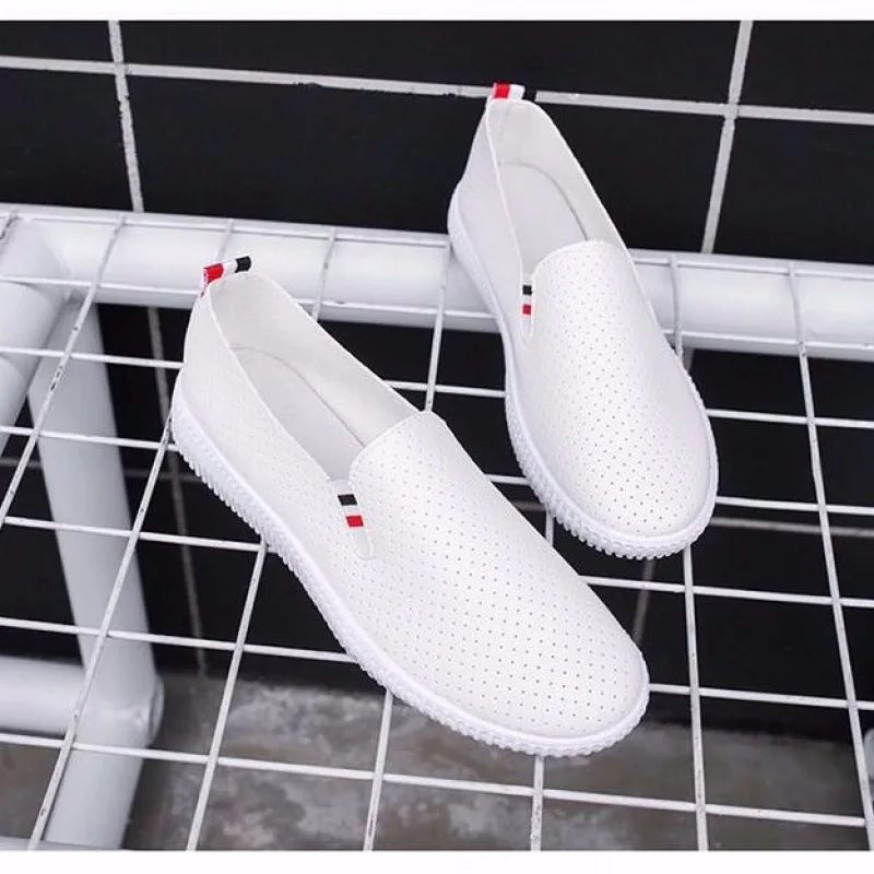 Women Sneakers White Flats Cut – обзор и цена Espadrille Slip On