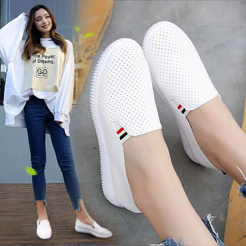 Women Sneakers White Flats Cut – обзор и цена Espadrille Slip On