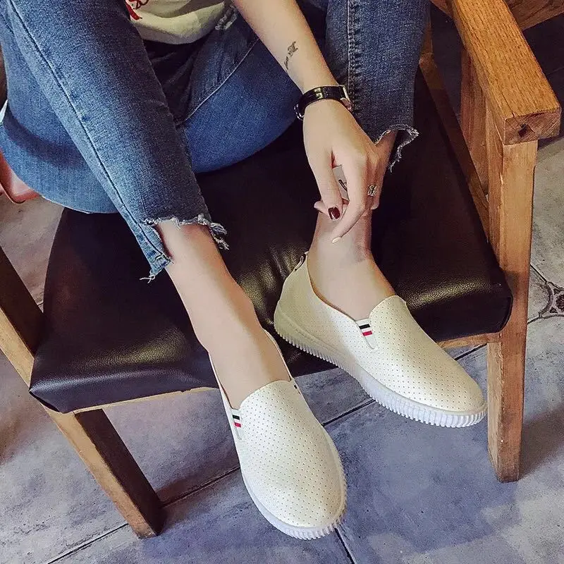 Women Sneakers White Flats Cut – обзор и цена Espadrille Slip On