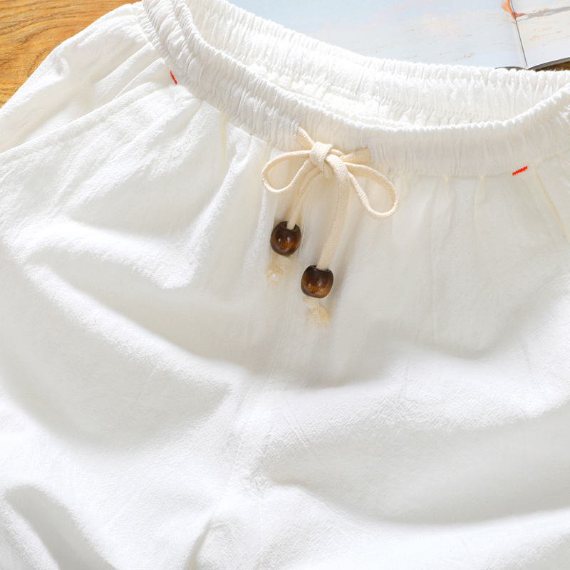 Brand men's summer fashion sol – обзор и цена Short Linen Drawstring