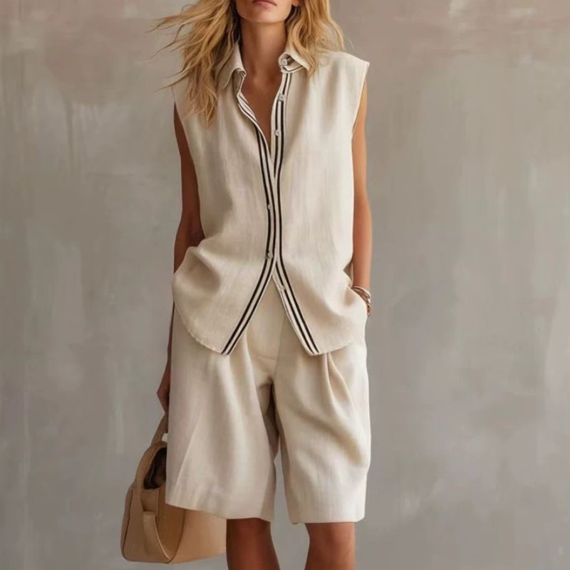 Summer Fashion Solid Linen Ble – обзор и цена Shirt Camp Collar