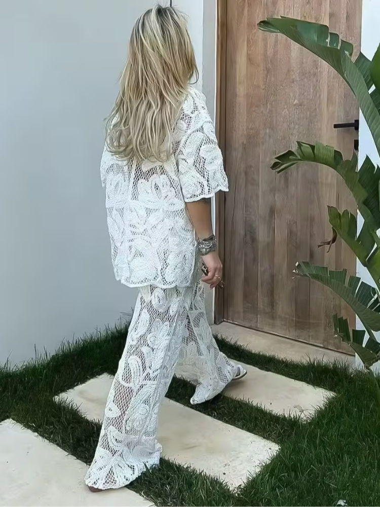 Women's Stylish 2 Piece Set Cr – обзор и цена Resort Shirt Floral