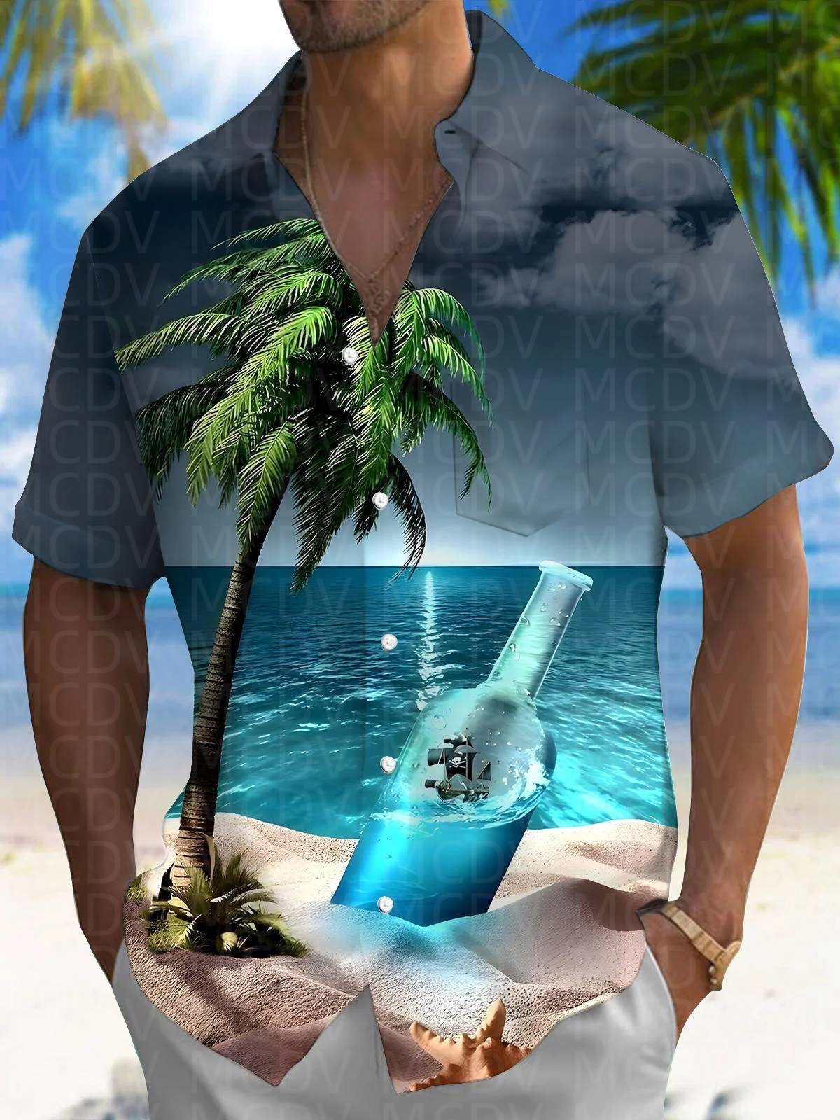 Trump Pattern Men's Hawaiian S – обзор и цена Shirt Camp Collar