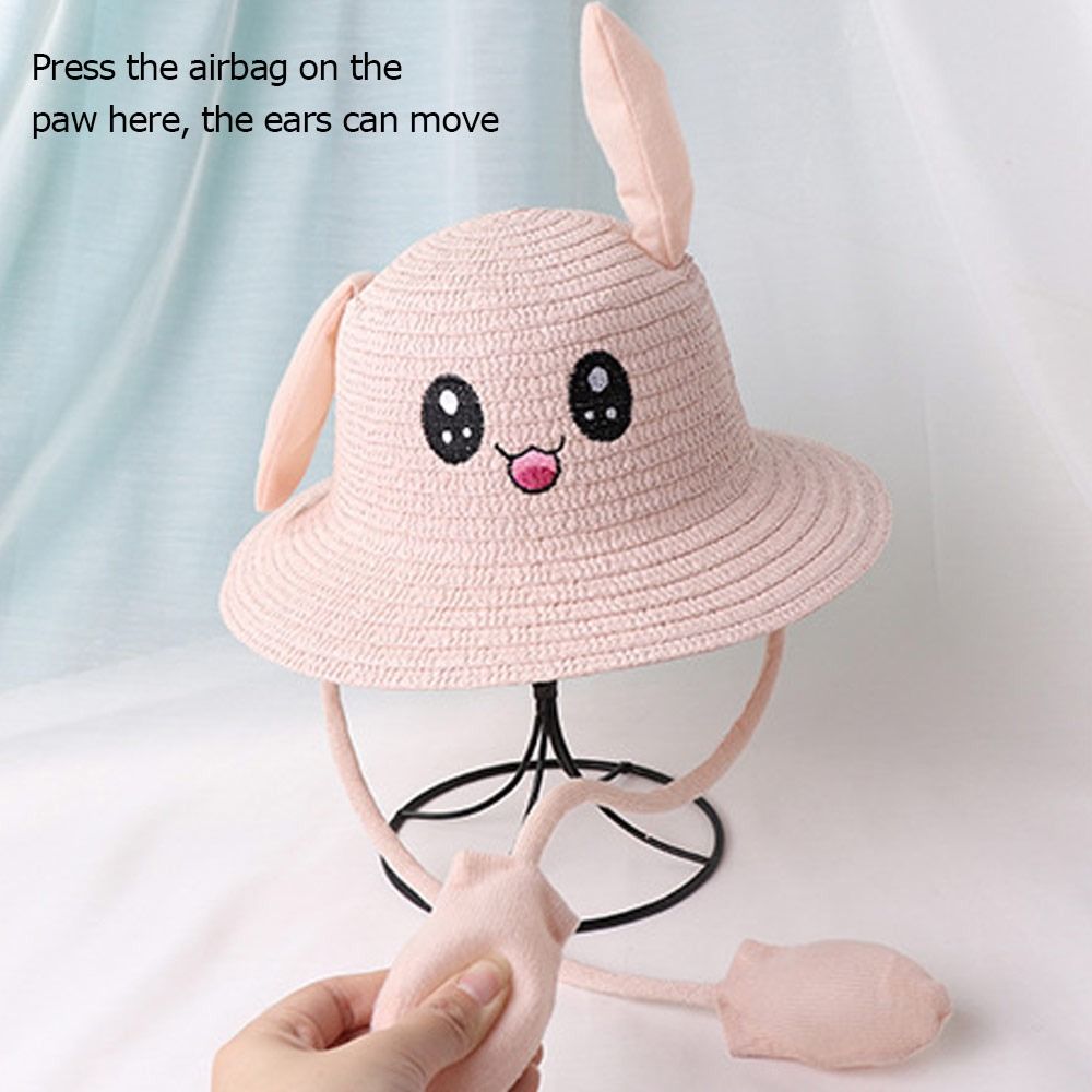 Summer Bucket Cap Moving Ears  – обзор и цена Bucket Hat Straw