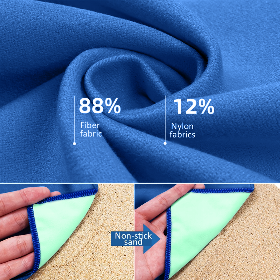 Microfiber Two-Tone Pool Towel – обзор и цена Beach Towel Large