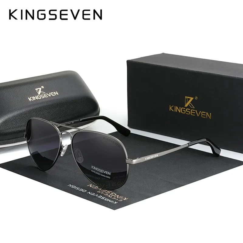 KINGSEVEN Men Vintage Aluminum – обзор и цена Sunglasses Aviator Polarized