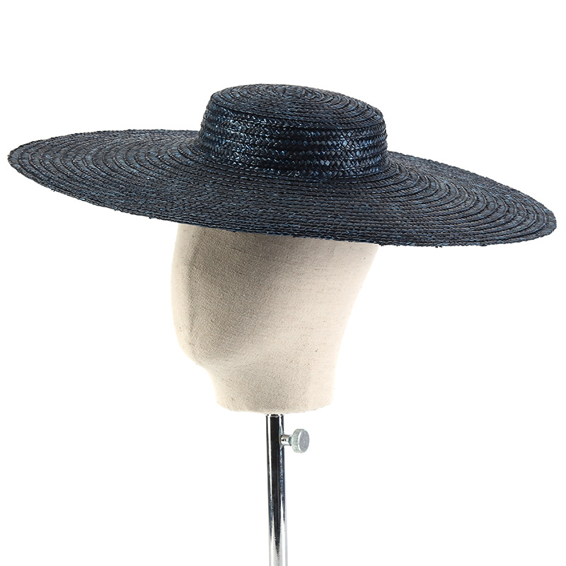 15cm Wide Brim Straw Hat Flat  – обзор и цена Bucket Hat Straw