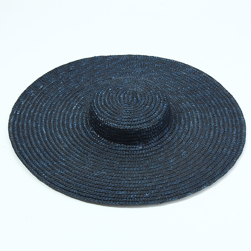 15cm Wide Brim Straw Hat Flat  – обзор и цена Bucket Hat Straw