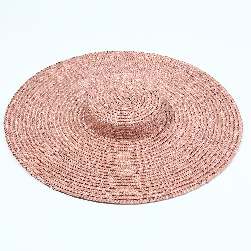 15cm Wide Brim Straw Hat Flat  – обзор и цена Bucket Hat Straw