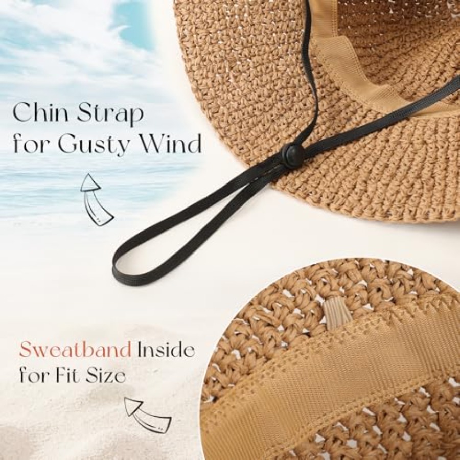 Beach Sun Hats for Women, Stra – обзор и цена Packable Hat Nylon