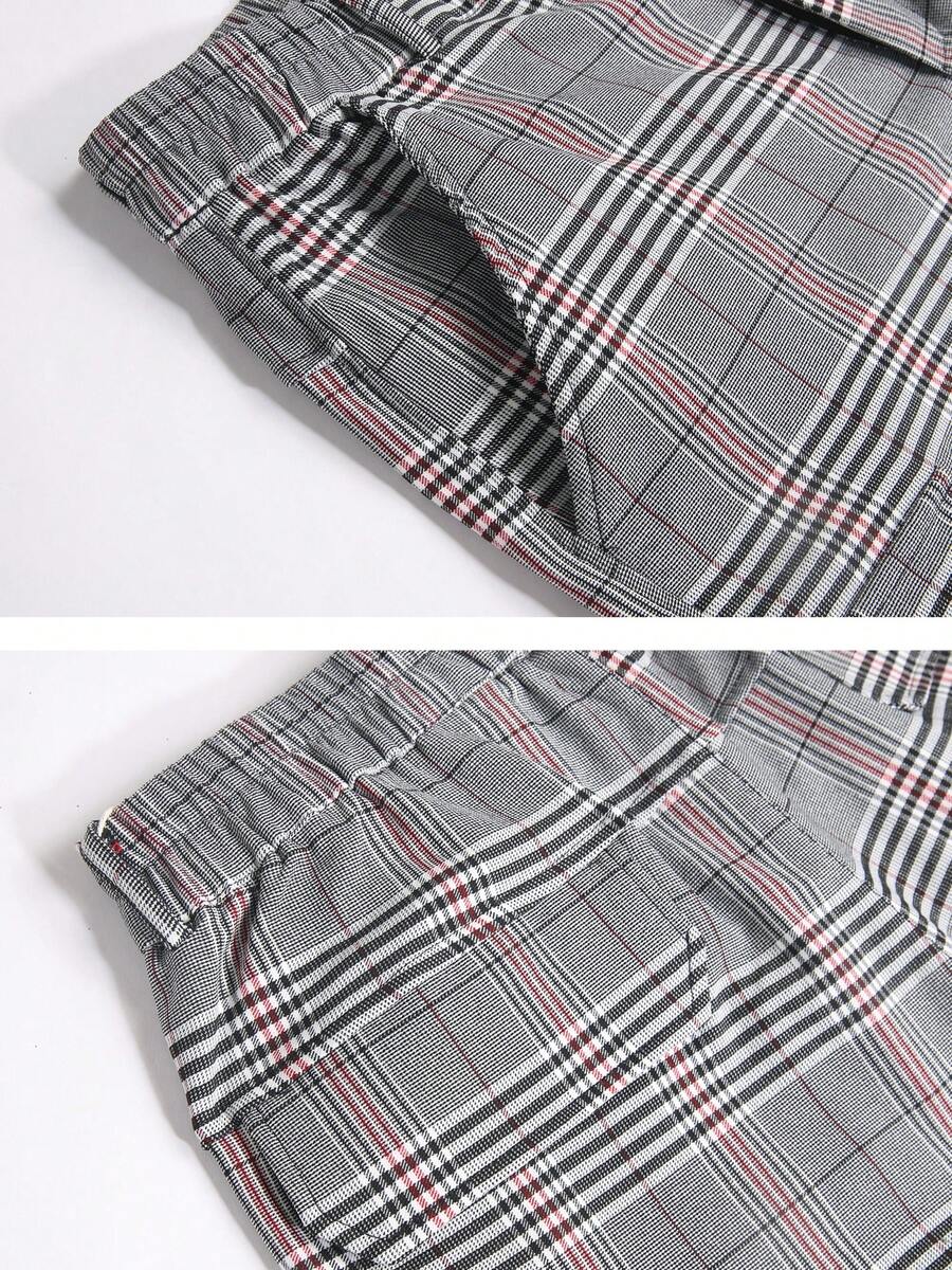 Mens Slim Fit Stretch Plaid Dr – обзор и цена Shorts Chino Slim