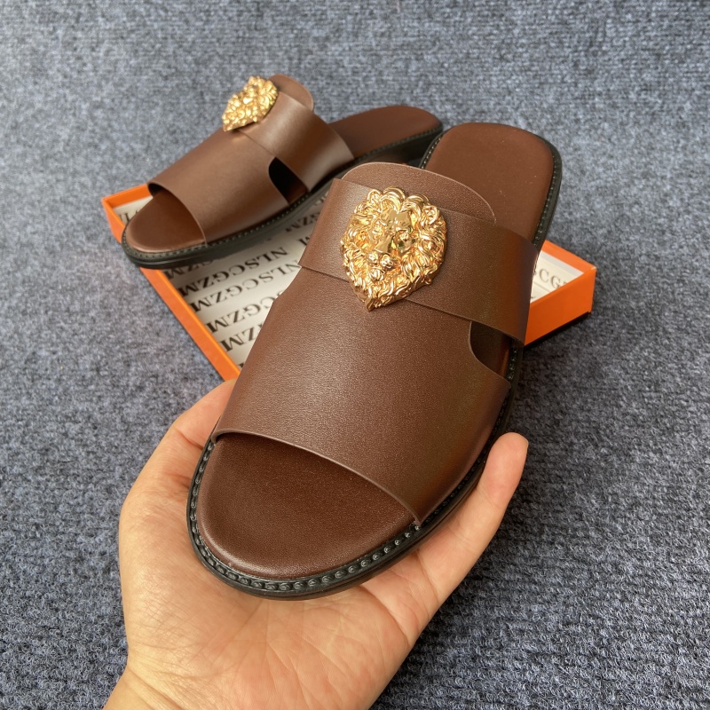 size 38-48 original shoes bran – обзор и цена Flip Flop Leather Men