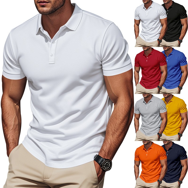 Casual Slim Fit Shirt Short Sl – обзор и цена Polo Shirt Pique