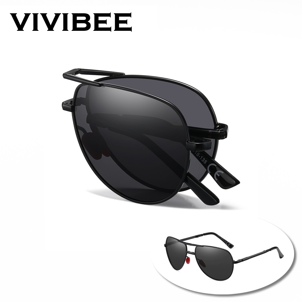 VIVIBEE Metal Pilot Black Fold – обзор и цена Sunglasses Aviator Polarized