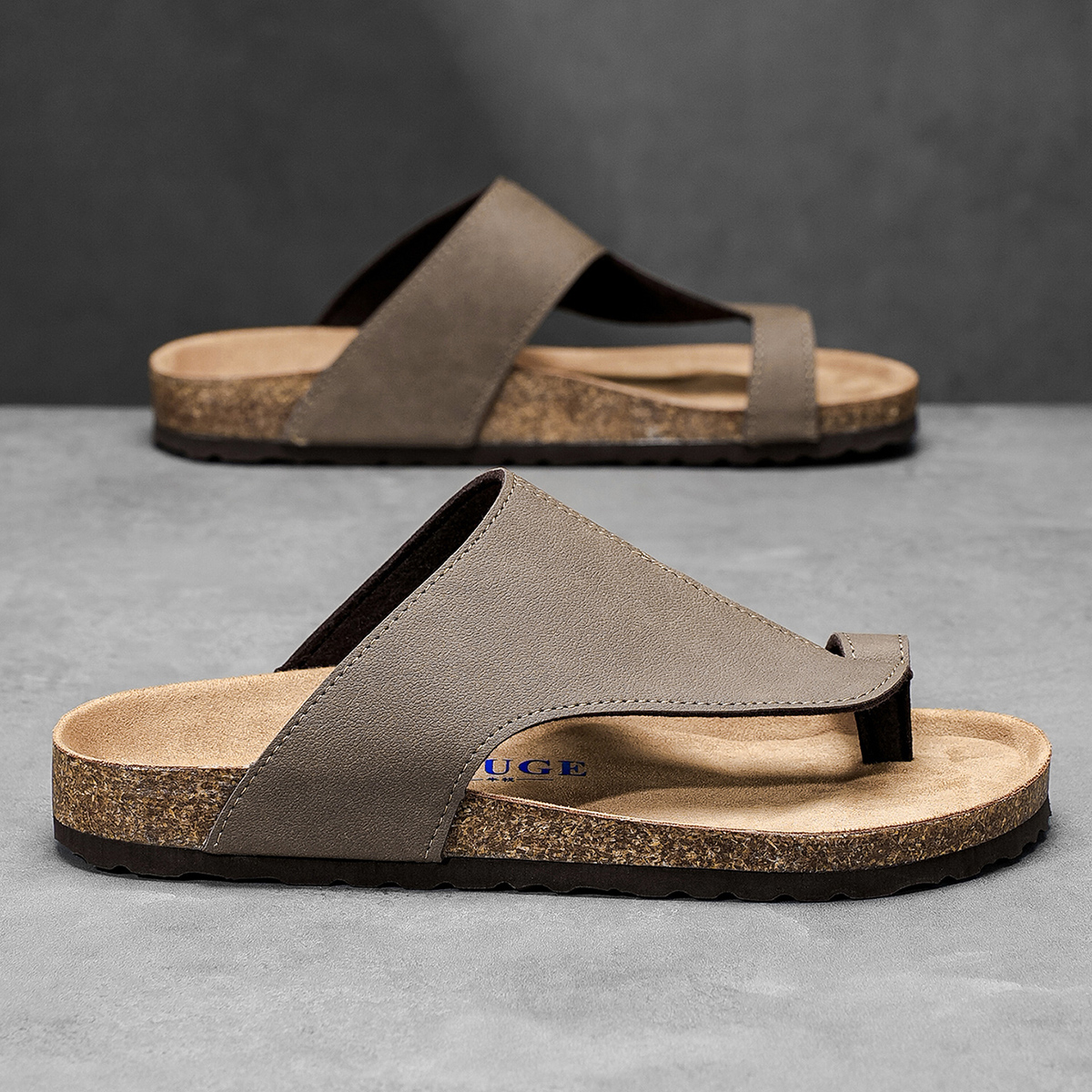 Big Size 48 49 Cork Slippers M – обзор и цена Flip Flop Leather Men
