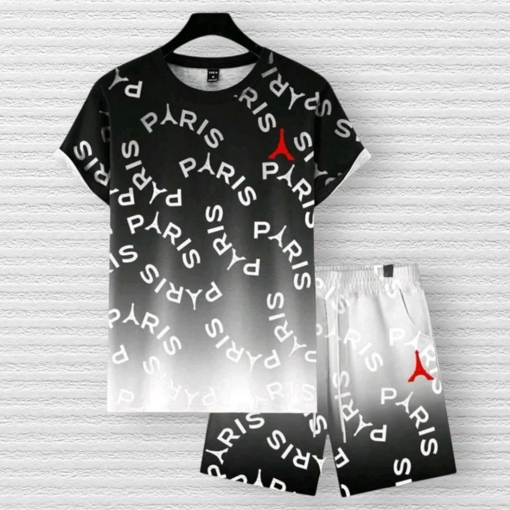 Men Letter Print Round Neck Sh – обзор и цена Tee Graphic Print