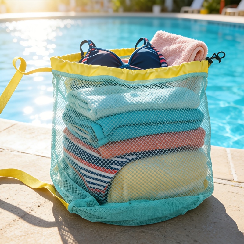 Extra Large Drawstring Mesh Cr – обзор и цена Beach Towel Large