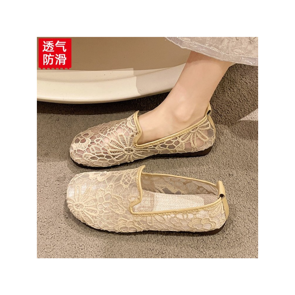 Chic Lace Mesh Hollow Out Espa – обзор и цена Espadrille Slip On