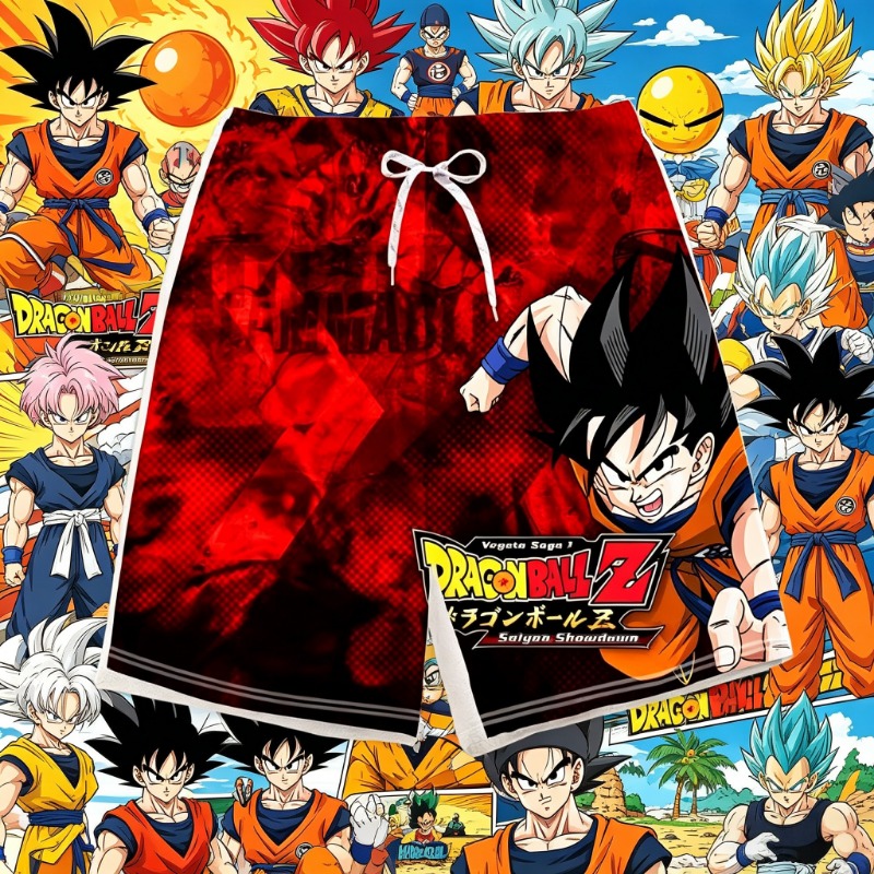 2026 Trendy Dragon Ball Printe – обзор и цена Swim Trunk Quick Dry