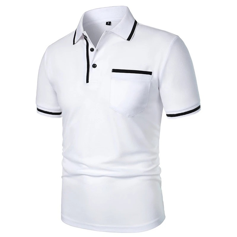 Summer Men's Short Sleeve Brea – обзор и цена Polo Shirt Pique