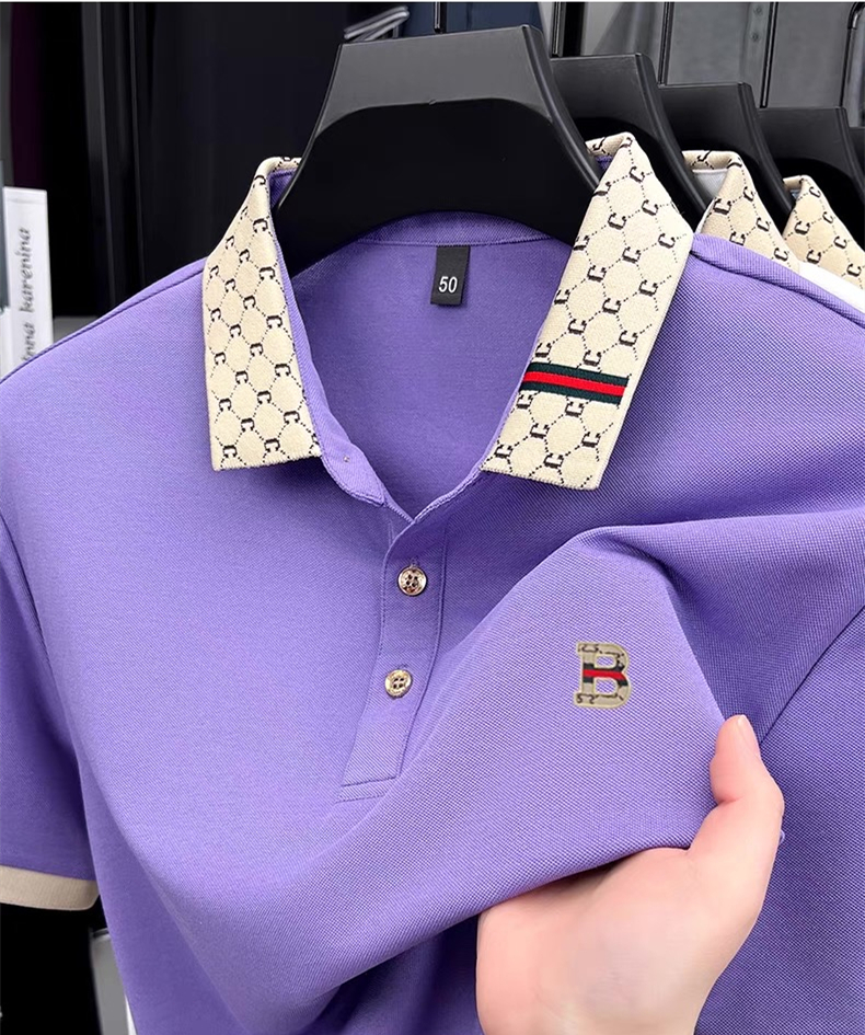 Luxury brand B letter embossed – обзор и цена Polo Shirt Pique