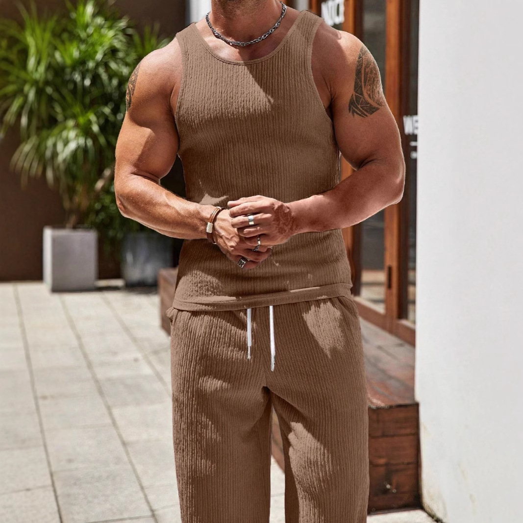 2026 Spring Summer Men's Slim  – обзор и цена Tank Top Muscle