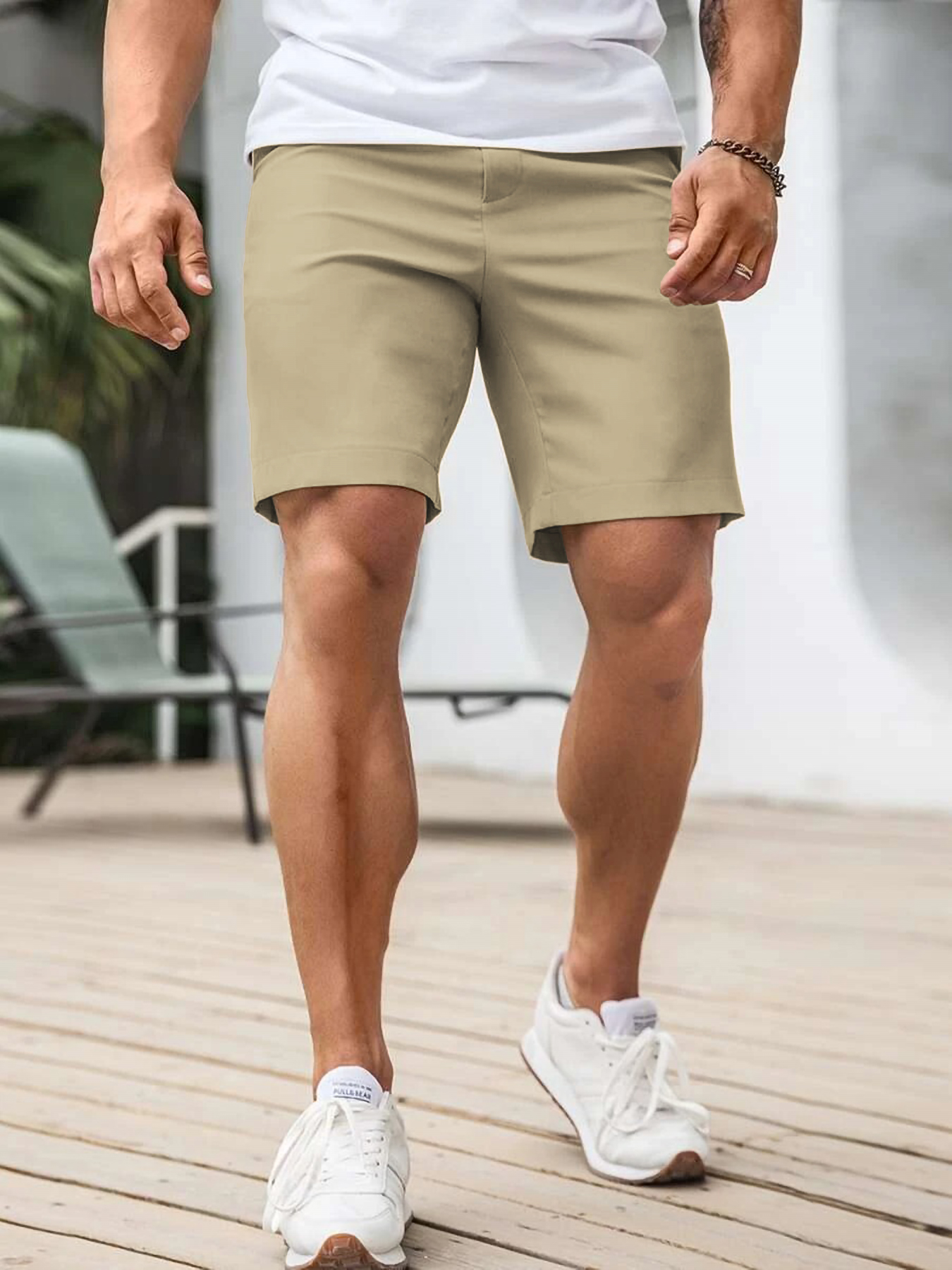Men's Contrast Trim Chino Shor – обзор и цена Shorts Chino Slim