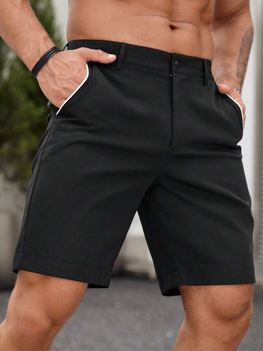 Men's Contrast Trim Chino Shor – обзор и цена Shorts Chino Slim