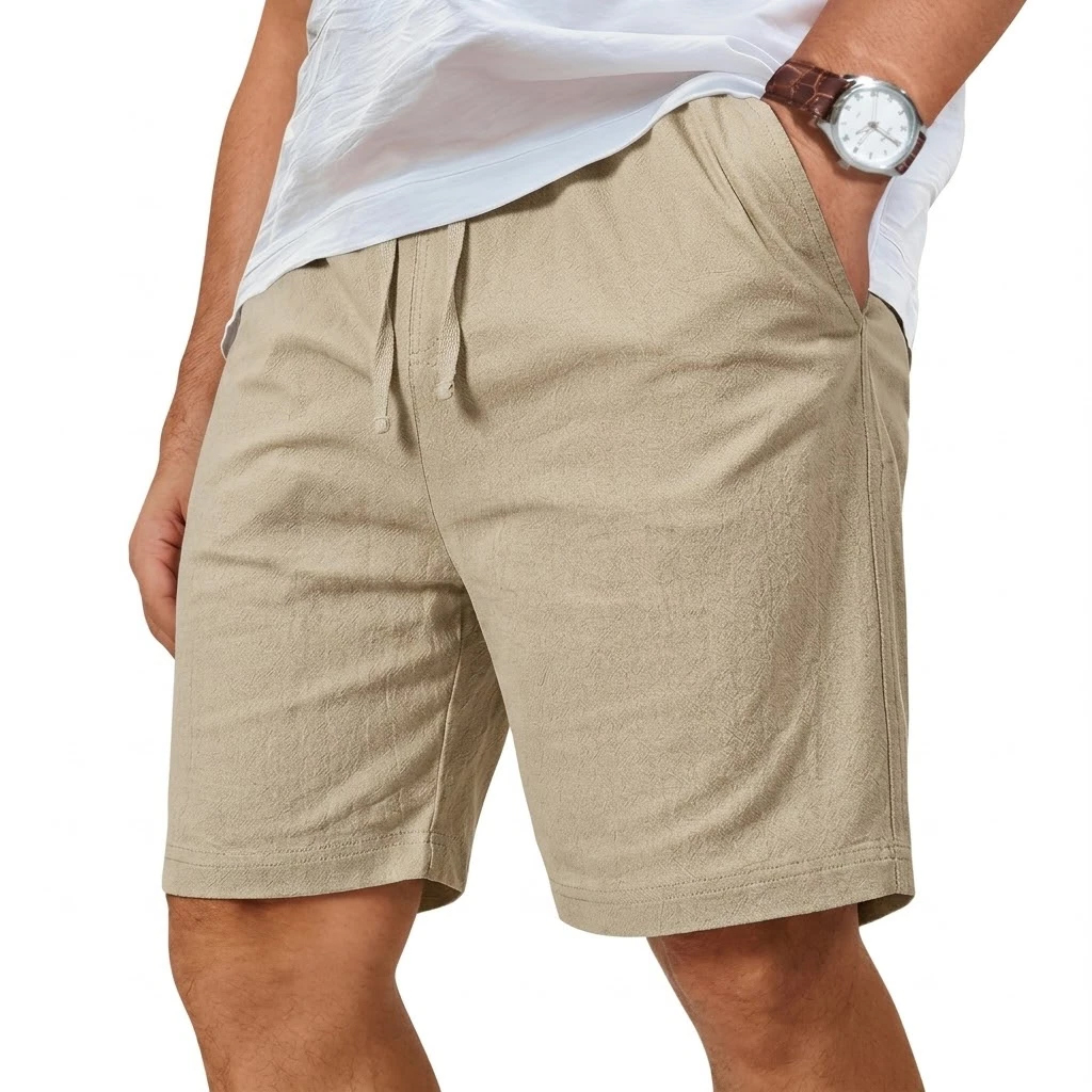 Oversized Cotton Linen Shorts  – обзор и цена Short Linen Drawstring