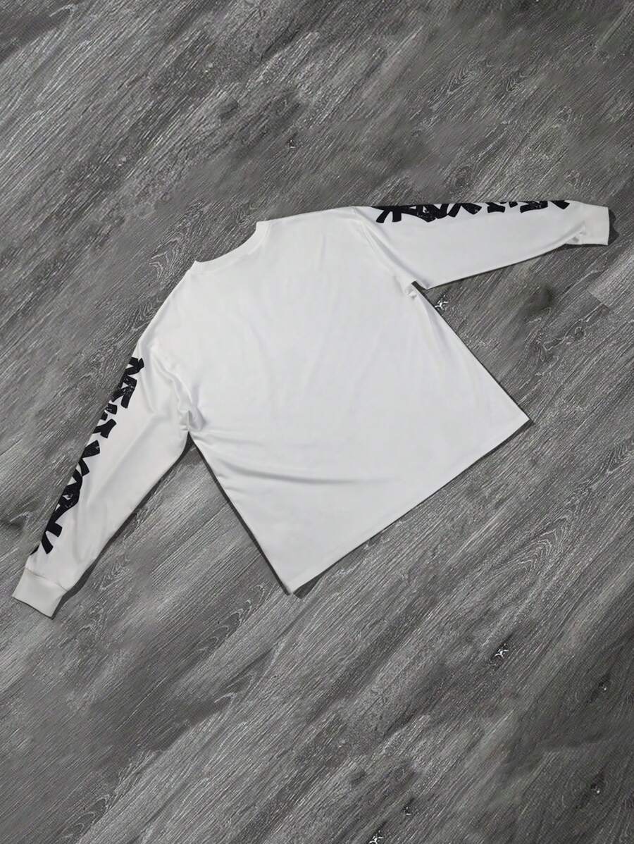 Men's Graphic Print Long Sleev – обзор и цена Tee Graphic Print