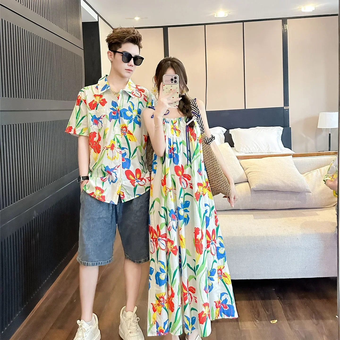 VacationClothes Korean Mommy a – обзор и цена Resort Shirt Floral