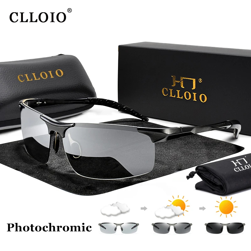 CLLOIO Aluminum Photochromic S – обзор и цена Sunglasses Aviator Polarized