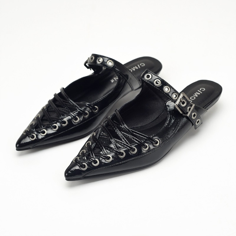 Pointed Toe Lace Up Women Slip – обзор и цена Casual Sandal Leather